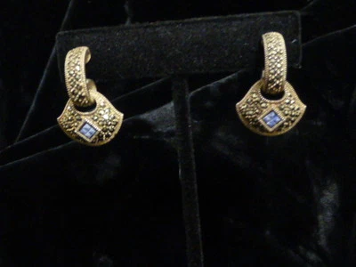 Judith Jack Sterling Silver Earrings With Marcasites - Image 1 of 4