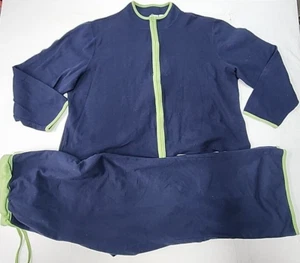 Chaqueta/Pantalones Chándal Cato Mujer 2 Piezas Azul/Verde Ribete Talla 22/24 ¡En muy buen estado!! - Imagen 1 de 12