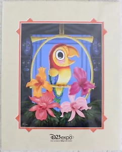 2019 D23 Expo Walt Disney's Enchanted Tiki Room Deluxe Print by Kristin Tercek - Picture 1 of 4