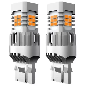 AUXITO Canbus T20 WY21W LED W21W 7440 Amber Turn Signal Light Lamp Bulbs 7444 US - Picture 1 of 11