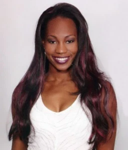 " Ashanti " 29 inch Drag Queen Cosplay Wig Long Straight W/ Layers PonyTail - Picture 1 of 7