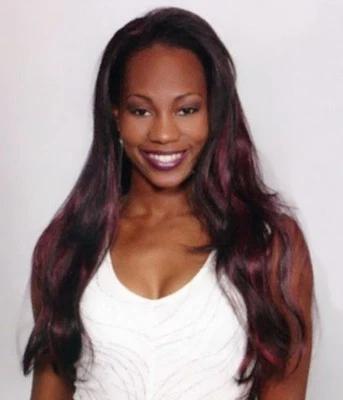 Peluca Cosplay "Ashanti" 29 pulgadas Drag Queen Larga Recta con Capas Cola de Caballo Foto 1 de 4