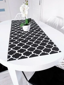Table Runner Tablecloth Tischlaeufer 100% Cotton Covered Table IN 16 Dimensions - Picture 1 of 5