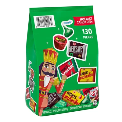 Caramelos de chocolate surtidos de Navidad HERSHEY'S, 130 piezas. Envío gratis Foto 1 de 4
