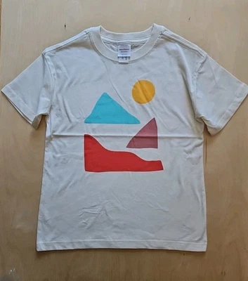 NWT HANNA ANDERSSON GEOMETRIC RELAXED FIT TEE SHIRT 120 6 7 - Image 1 of 3