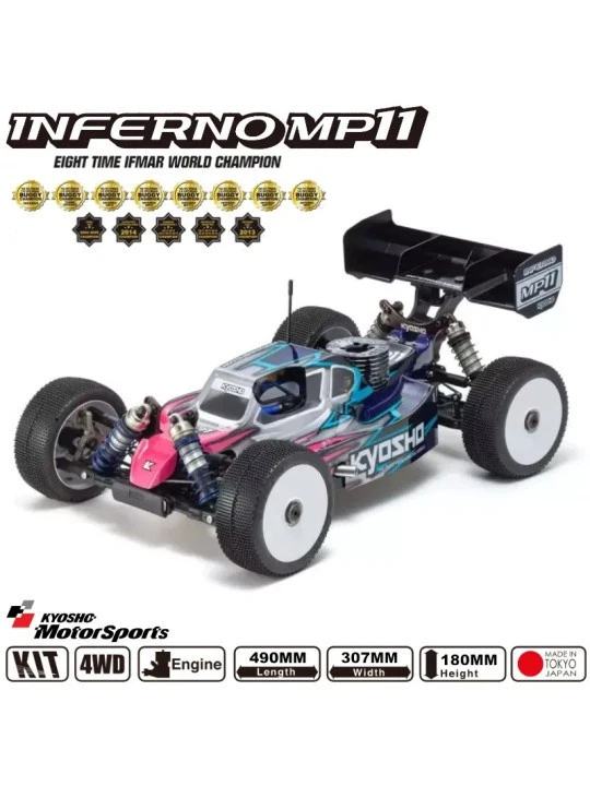 33028B Kyosho Inferno MP11 1:8 Buggy Kit - Immagine 1 di 1