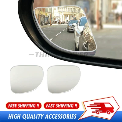 1Pair Car Wide Angle Blind Spot Mirror Auto Convex Rear Side View - Изображение 1 из 4