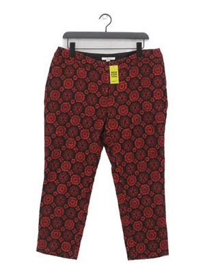 Boden Women's Trousers UK 14 Multi Floral Polyester with Cotton Tapered Cropped - Image 1 of 4