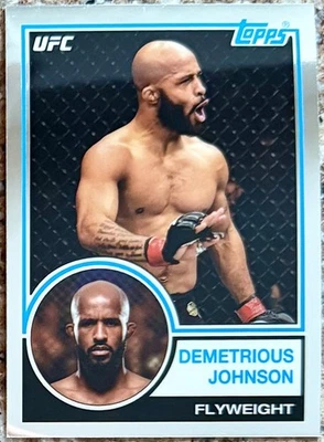 2018 Topps Chrome UFC DEMETRIOUS JOHNSON 83 Insert #UFC83-DJ 🔥 - Image 1 of 2
