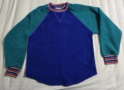 Vintage L.L. Sudadera Bean Fleece Cuello Redondo Colores Primarios Talla XS 5 o 6T Foto 1 de 4