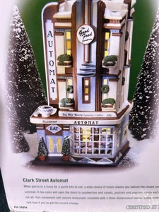 Edificio iluminado Department 56 "Clark Street Automat" Serie Navidad en la ciudad - Imagen 1 de 5