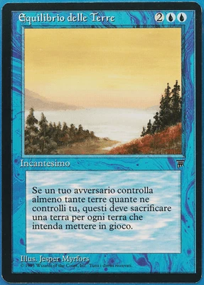 Land Equilibrium Legends (ITALIAN) NM (Reserved List MTG Card) (507797) ABUGames - Image 1 of 2