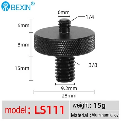 Camera Tripod Adapter Transfer Purposes Aluminum Alloy Material Rust-resistant - Image 1 of 4
