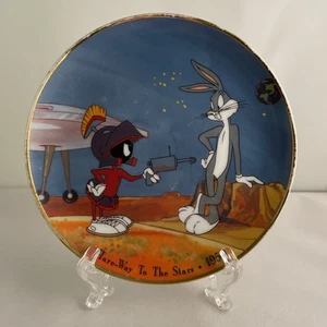 Warner Bros. Bugs Bunny & Marvin Marsian HARE-WAY TO THE STARS Sammelteller - Bild 1 von 3