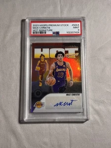 2023-24 Panini NBA Hoops Premium Stock Hot Signatures Max Christie #HS-MAX PSA 9 - Picture 1 of 3