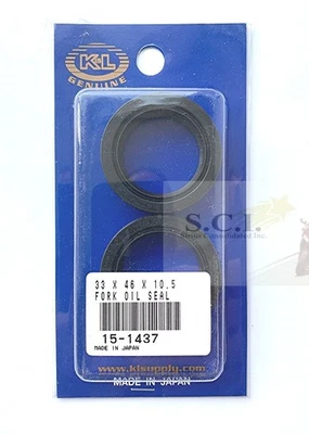 HONDA CB350 TWIN CB350G CB350F CL350 CX500 CB400T ATC250 XL200 FORK SEALS - Image 1 of 4