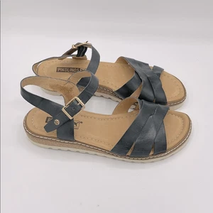 Pikolinos women’s alcudia strappy slingback leather sandal mature size 37 - Picture 1 of 9