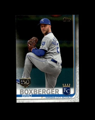 2019 Topps Update #US191 Brad Boxberger Kansas City Royals 150th Anniversary - Image 1 of 2