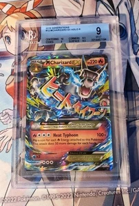 2016 Pokemon Card XY Generations 12/83 M Charizard EX UR BGS 9 Mint #12 GRADED - Picture 1 of 2