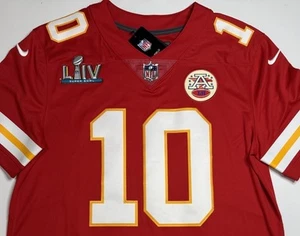 Large Tyreek Hill #10 Vapor Limited Jersey Super Bowl LIV 54 Stitched Chiefs - Picture 1 of 12