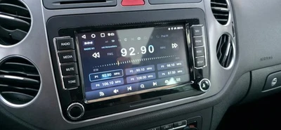 für VW Tiguan 2007-2018 Android 13 Autoradio 13.0 GPS CarPlay 2+32GB WIFI SWC BT - Bild 1 von 4