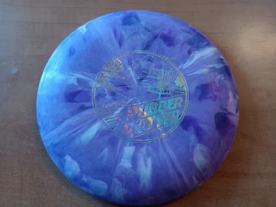 Lightning Discs Vintage Rare Rubber Putter 161 grams Disc Golf Blue Marbled - Image 1 of 4