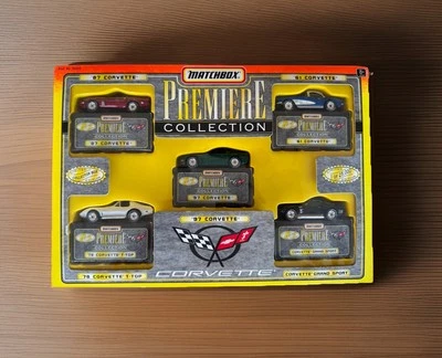 Matchbox Premier Collection Die Cast - Paquete de 5 coches Corvette edición limitada Foto 1 de 4