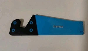 Hama Tablet Handy Bildschirm eBook Halterung Travel Kompakt Universell Blau - Picture 1 of 2