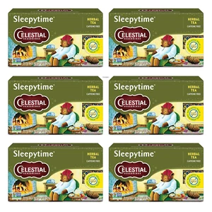 Celestial Seasonings Sleepytime Herbal Tea, Caffeine Free, 20 Tea Bags Box (Pack - Picture 1 of 12