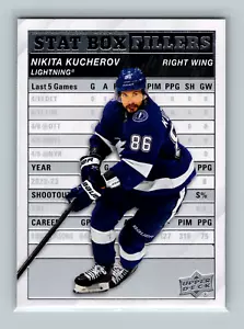 Nikita Kucherov - 2023-24 Upper Deck Series 1 Stat Box Fillers Insert SB-1 - Picture 1 of 2