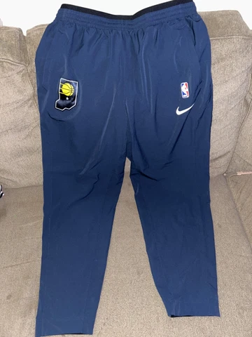 Indiana Pacers Nike NBA Authentics Dri-Fit Athletic Pants Men's Navy XXL Cover