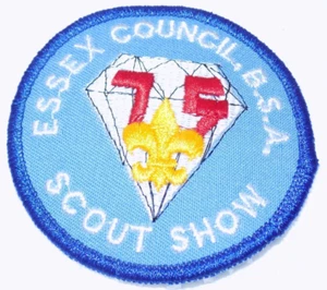 BSA / Boy Scout 75th Anniversary Essex Council Scout Show Patch New Jersey  3" - Picture 1 of 2