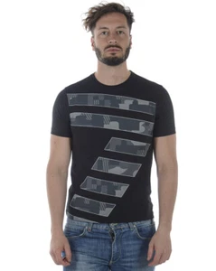 Emporio Armani EA7 T-Shirt Sweatshirt Man Black 3ZPT88PJM9Z 1200 SzXL MAKE OFFER - Picture 1 of 11