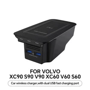 Auto Wireless Charger Handy Ladegerät Ladehalterung für Volvo XC90 S90 V90 XC60 - Bild 1 von 7