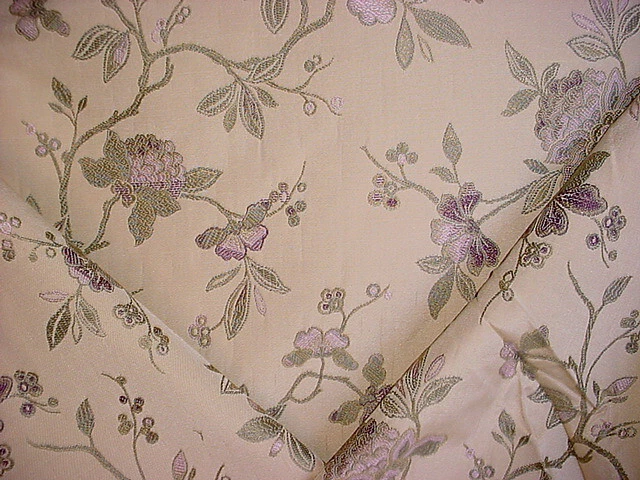 Tela de tapicería brocado floral púrpura Daulton 14-3/4Y Kravet Couture 24163 Foto 1 de 4
