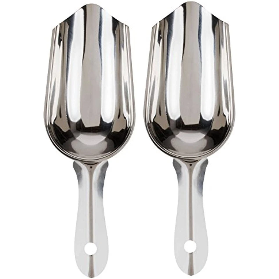Barra de acero inoxidable cuchara de hielo 6 oz, juego de 2 Foto 1 de 1