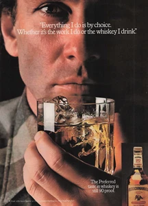 1979 Vintage Print Ad Fleishmank's The Preferred taste in whiskey is 90 proof - Bild 1 von 2