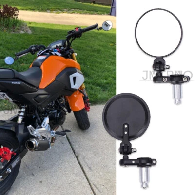 Espejos retrovisores laterales con mango plegable de 7/8" para motocicleta Honda GROM MSX125 Ruckus Foto 1 de 4