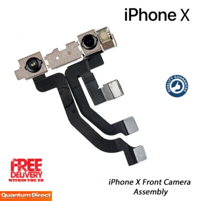 iPhone X (iPhone 10) Front Selfie Camera Assembly Replacement Flex UK - Image 1 of 3