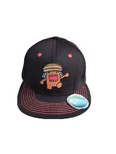 Domo Animation Embroidered Patchwork NHK-TYO Red Snapback Black Cotton Cap Hat