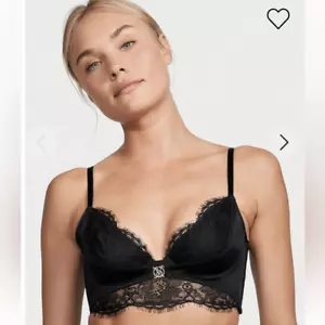 NWOT- Victoria’s Secret- VERY SEXY So Obsessed Unlined Corset Lace Top Bra, Med - Picture 1 of 11