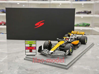 Spark 1:18 McLaren MCL60 2023 Racing F1 4# Resin Diecast Model Car Gifts Yellow - Image 1 of 4