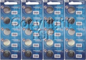 20 baterías de litio CR 1620 Renata 3V - Imagen 1 de 1