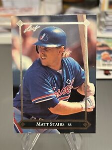 1992 Leaf Gold Rookies Matt Stairs #BC-8 RC Montreal Expos Baseball Trading Card