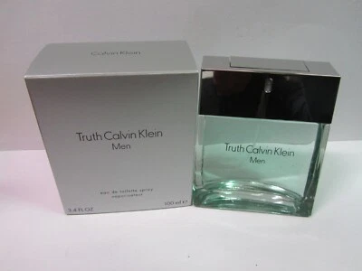 Truth by Calvin Klein For Men 3,4 oz Eau de Toilette Spray Versão Mais Antiga RARO - Imagem 1 de 2