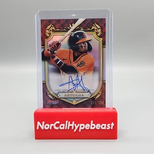 2022 Bowman's Best Baseball Aeverson Arteaga Prospective Royalty Auto /250 PR-AA - Picture 1 of 3