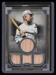 2019 Topps Museum Primary Pieces Legends Relics Tris Speaker Quad Bat 5/25 - Picture 1 of 2