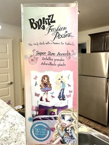 BRATZ Wall Stickers Fashion Pixiez Room Decor Sticker Y2K Reusable Bratz Sticke - Picture 1 of 6