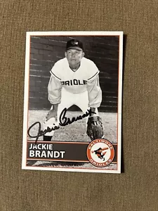Jackie Brandt Orioles Autographed Postcard - Picture 1 of 2