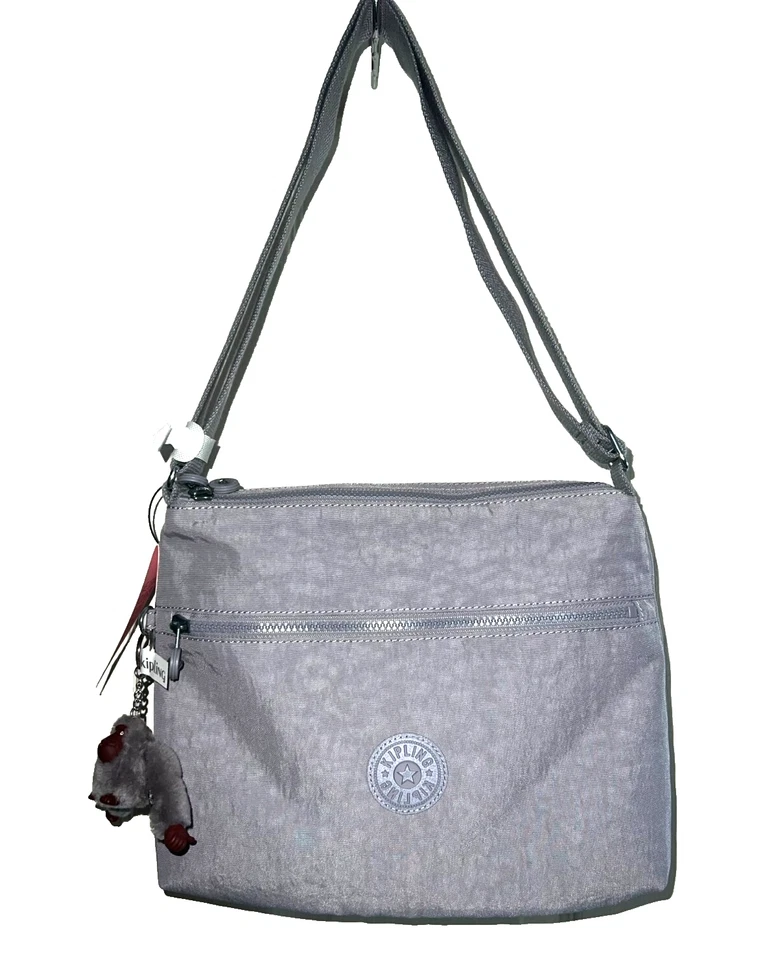 Kipling Purse Bag Handbag Dove Grey Crossbody / Style- Annabelle